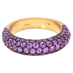 PINK SAPHIRE Goldring