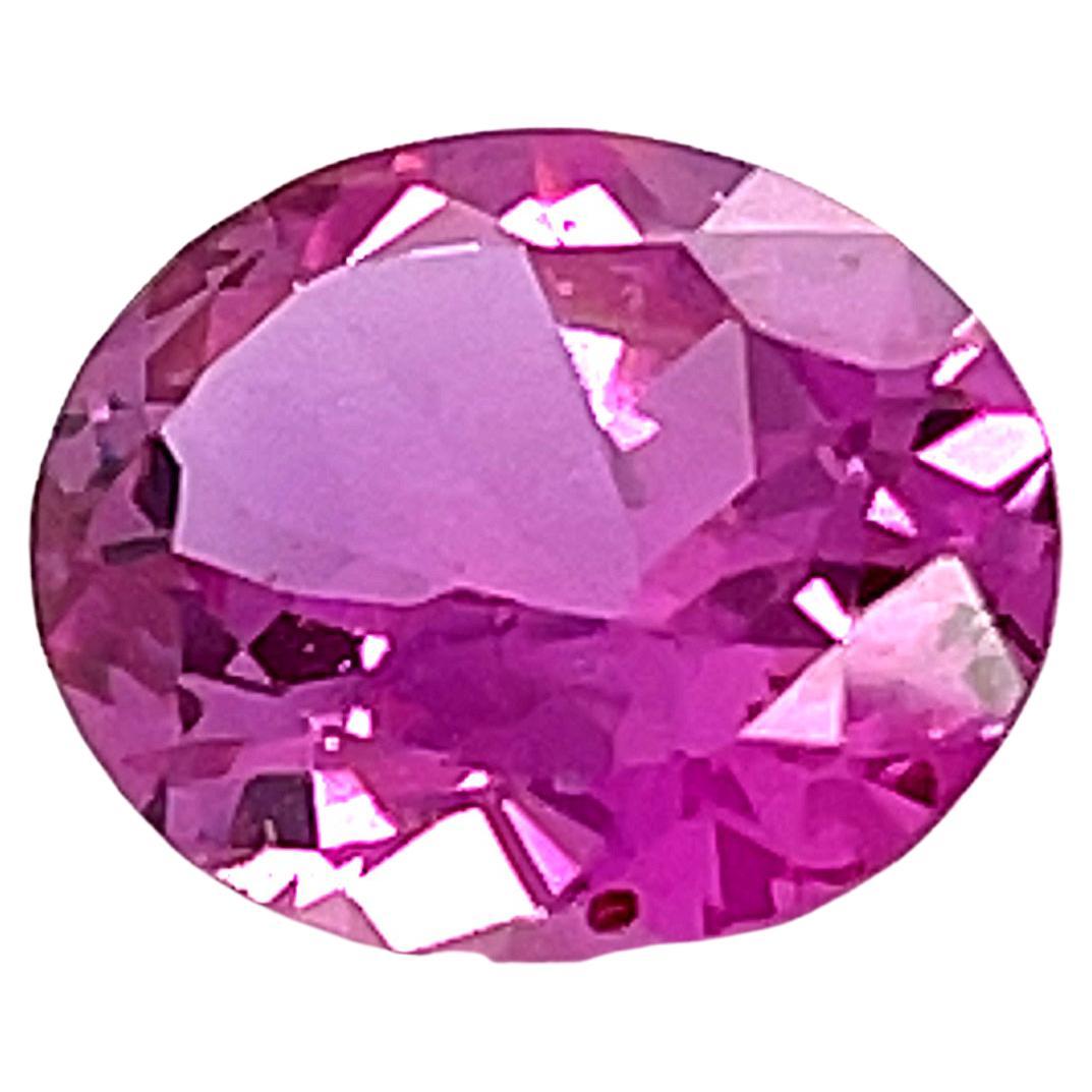 Rosa Saphir 4,33 Karat, Ovalschliff, loser Edelstein im Angebot