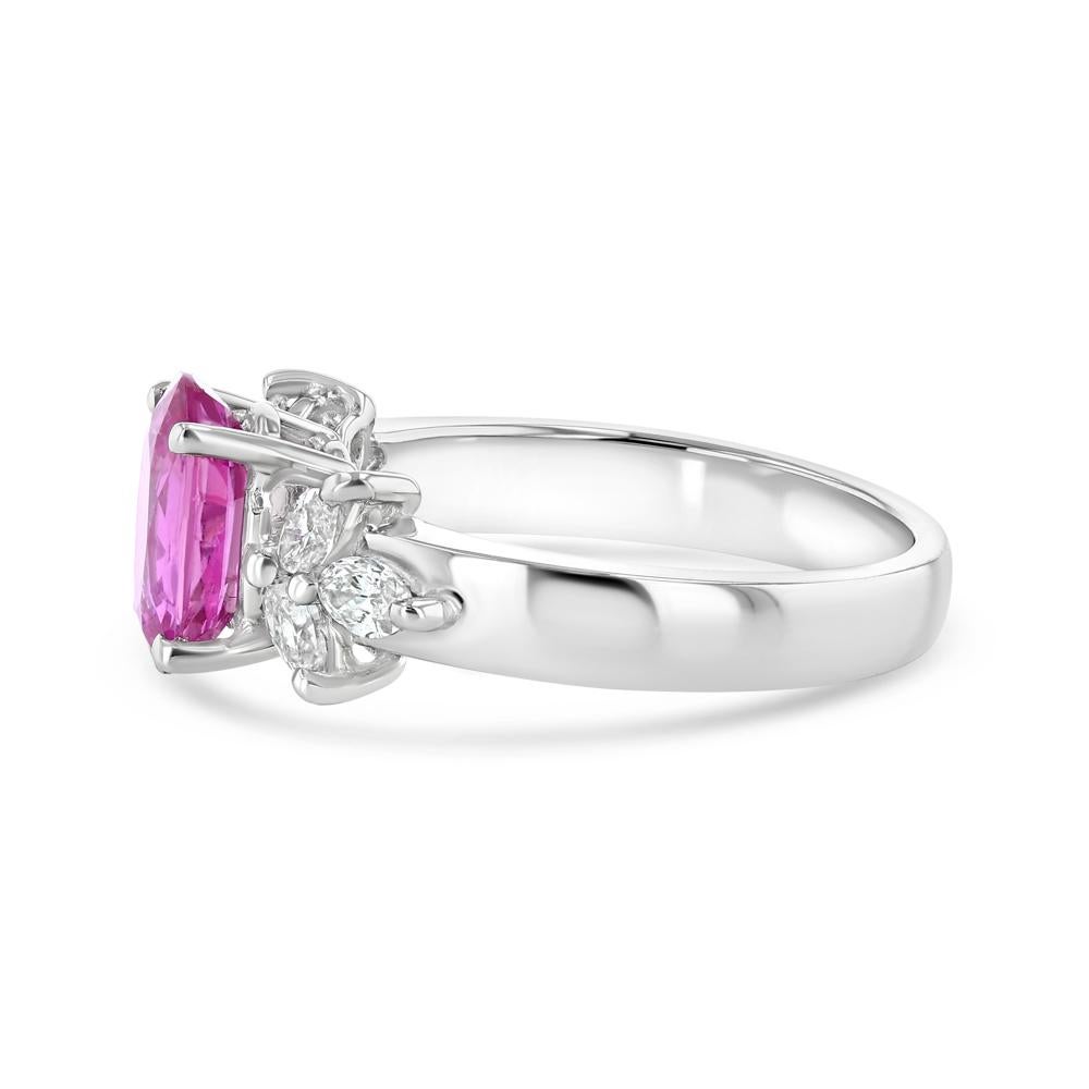 pink saphir ring