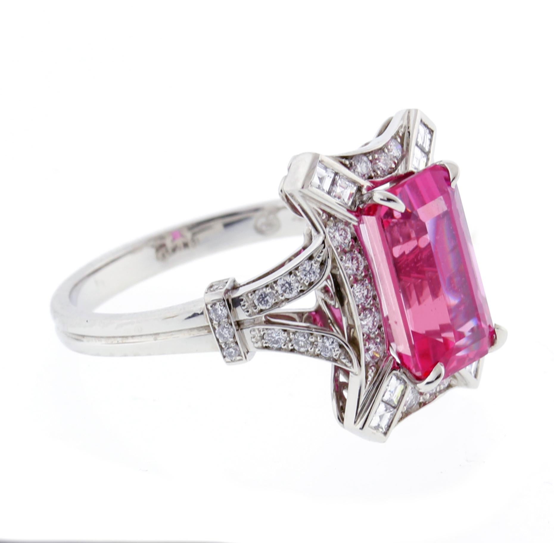 pink emerald ring