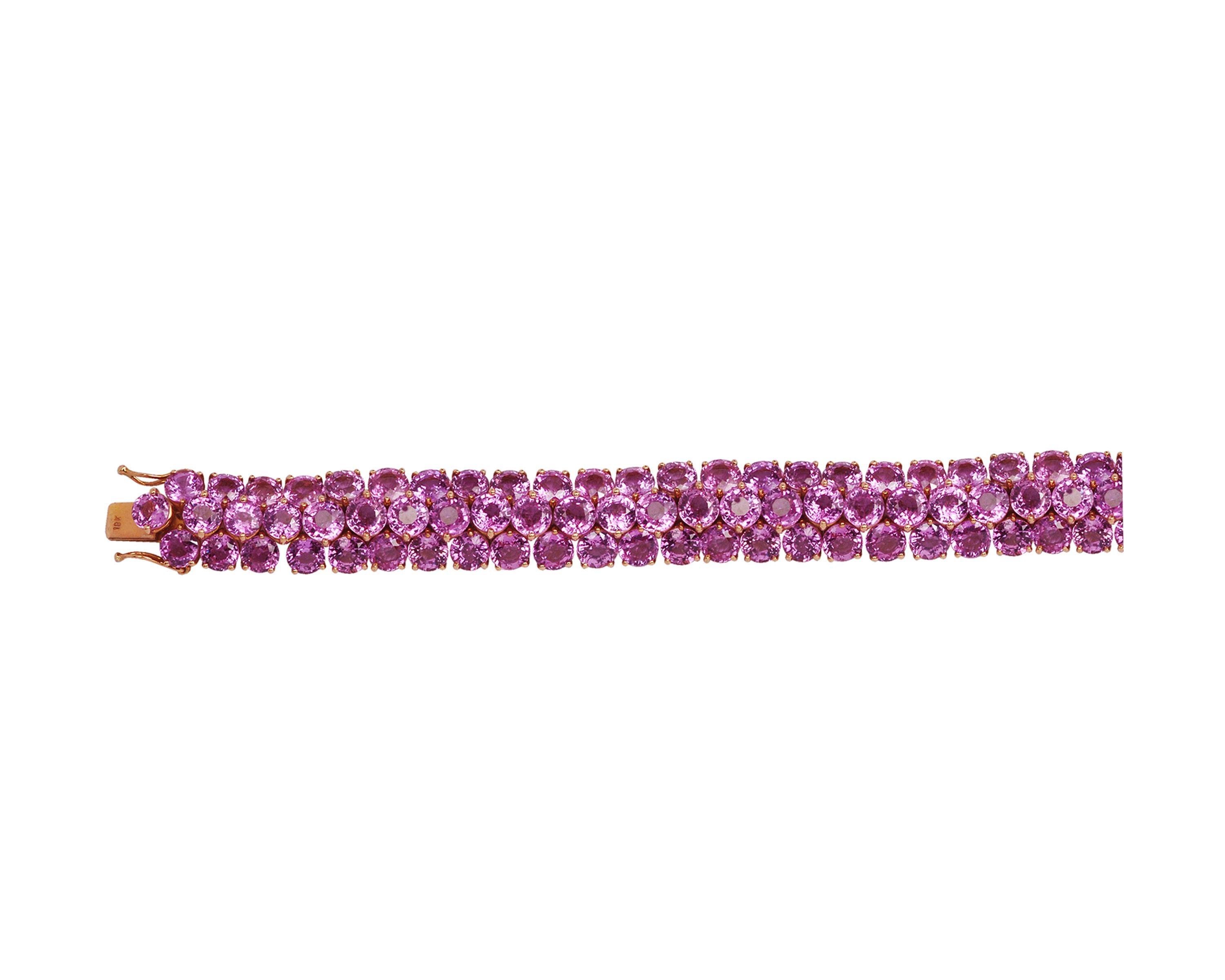 pink bracelet set