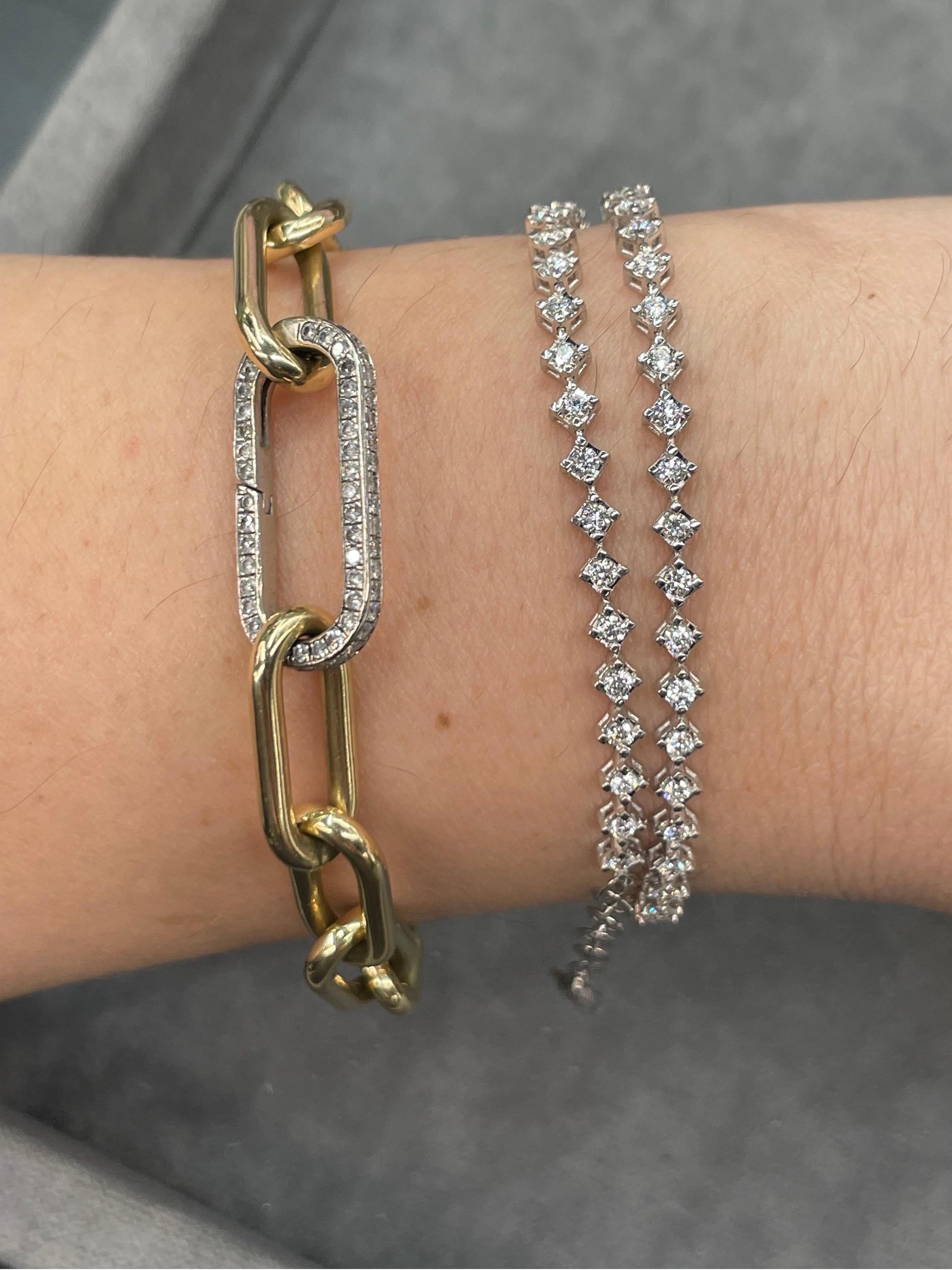 Pink Sapphire Choker Necklace & Bracelet 5.61 Carats 14k Yellow Gold Adjustable 10