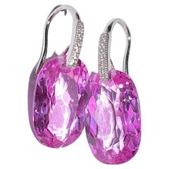 Pink Sapphire Earrings 