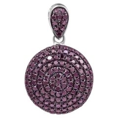 Pink Sapphire Elegant Fashion Pendant for Her 14K Gold