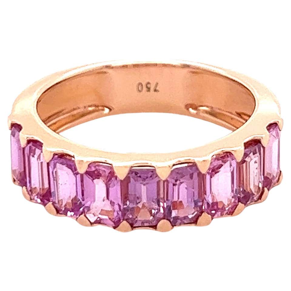18K Yellow Gold Goddess Eternity Multi-Row Diamond Ring For Sale at ...