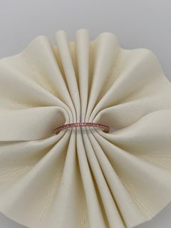 Pink Sapphire Eternity Band