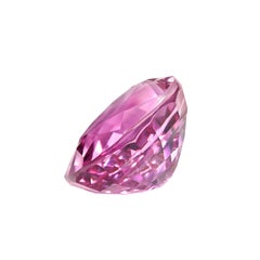 Pink Sapphire Ring Gem 4.03 Carat Oval Loose Gemstone
