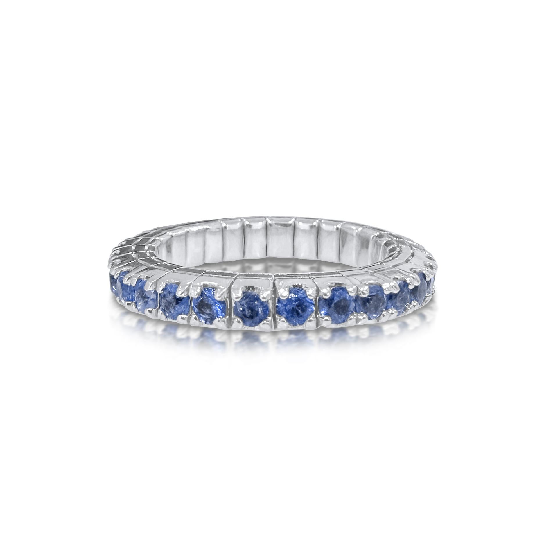 in vendita:  Anello con zaffiro rosa in oro bianco 14K - 1,50 carati, misura 6 7