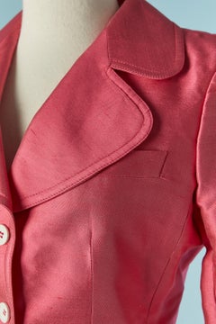 Gonna-suit in seta e cotone rosa D.G. by DOLCE  & GABBANA