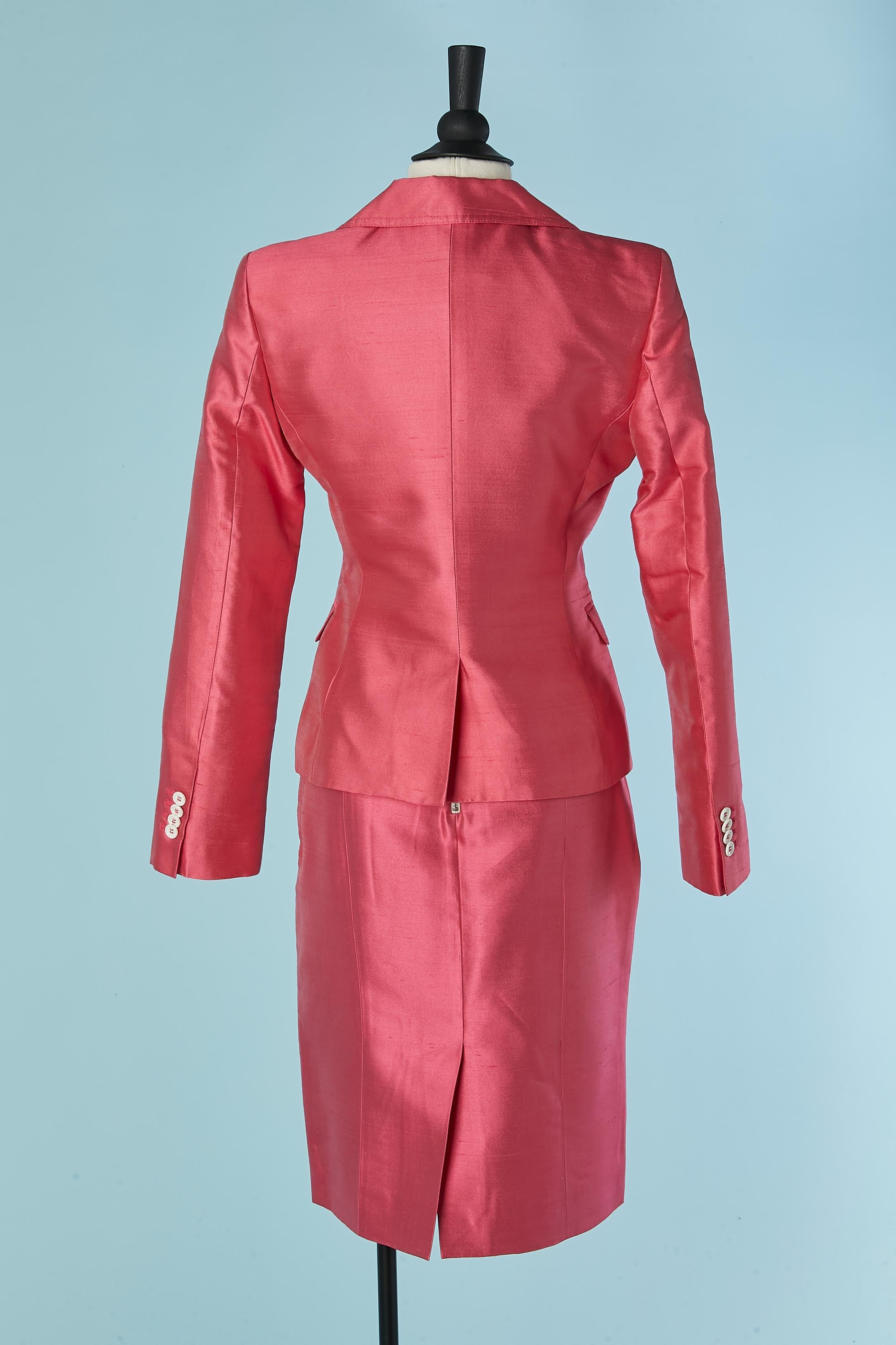 Combinaison jupe en soie et coton rose D& G. by DOLCE  & GABBANA en vente 1