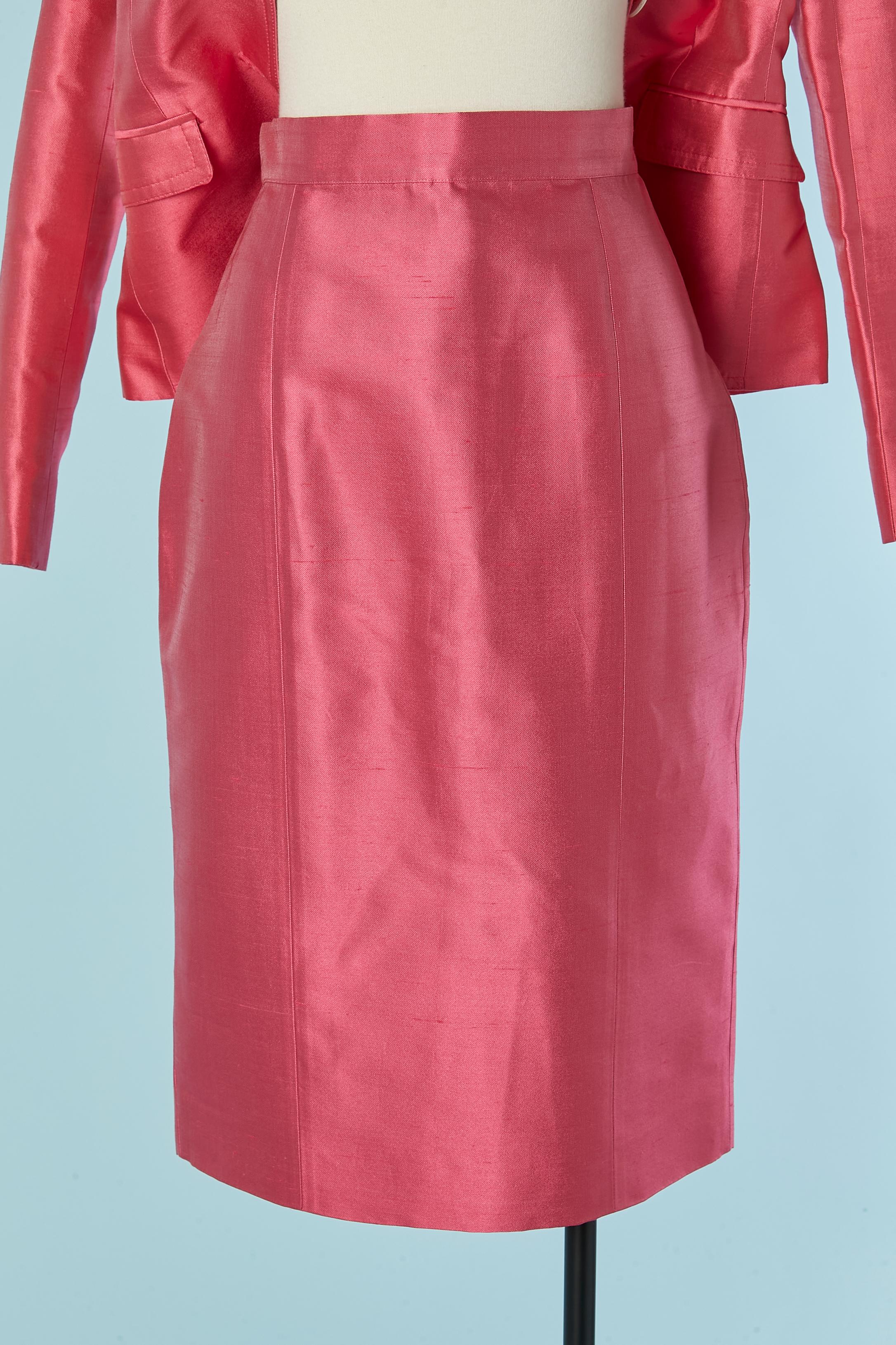 Combinaison jupe en soie et coton rose D& G. by DOLCE  & GABBANA en vente 2