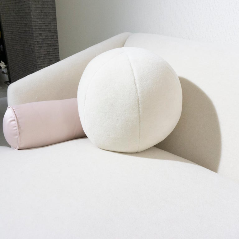 Pink Satin Bolster Pillows at 1stDibs pink bolster pillows