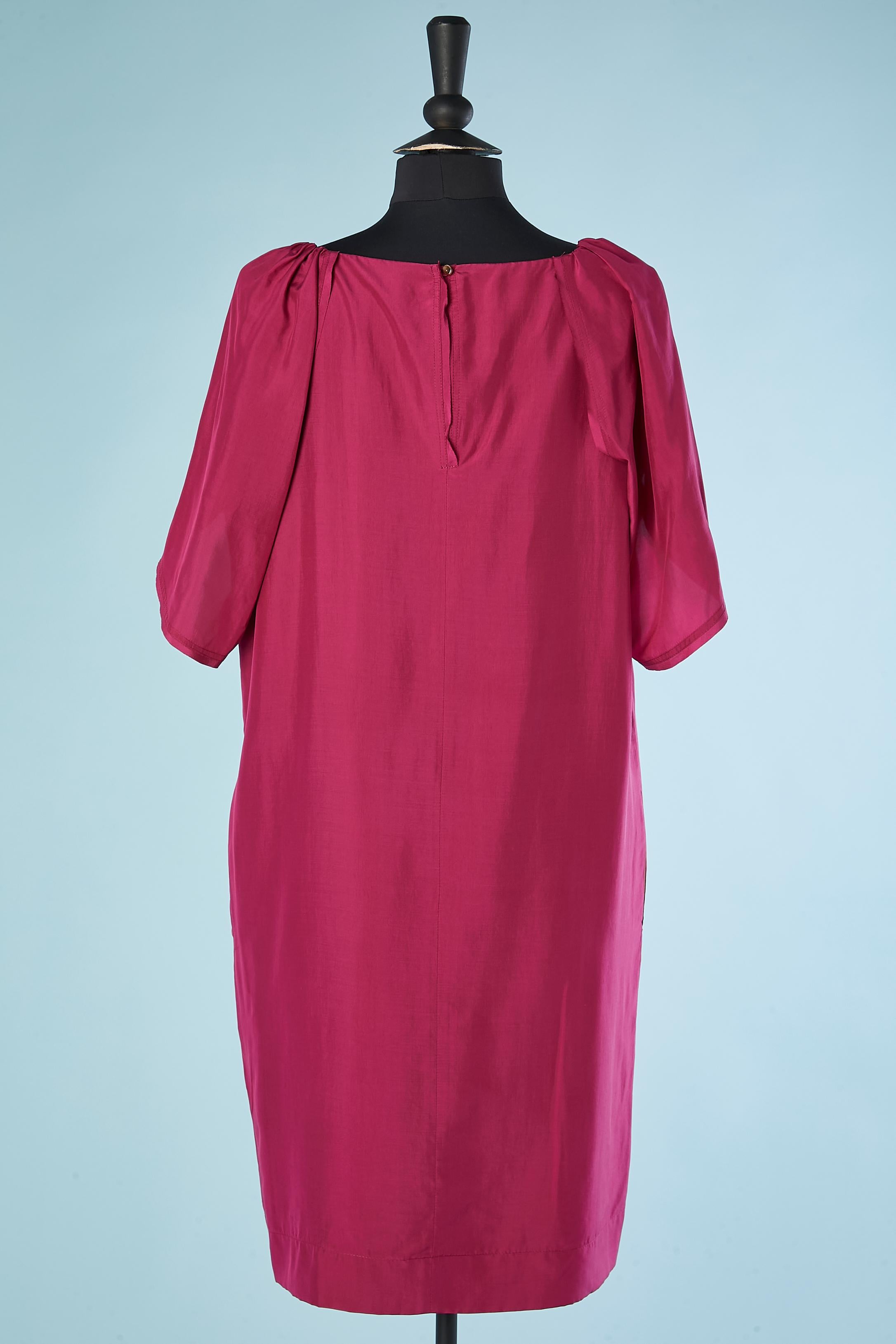 De las mujeres Vestido de cóctel de seda rosa Fendi en venta