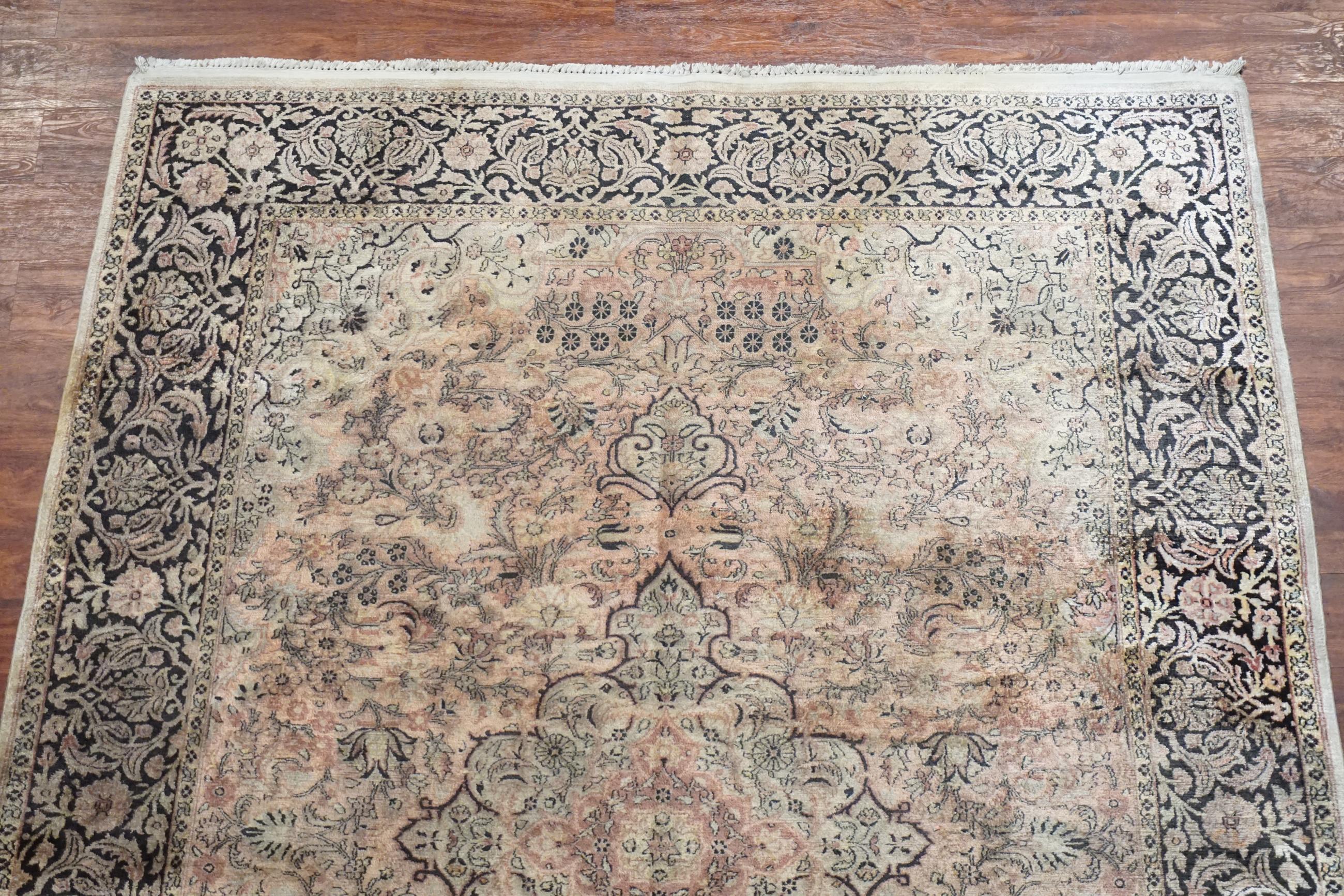 Persian Pink Silk Kashmir For Sale