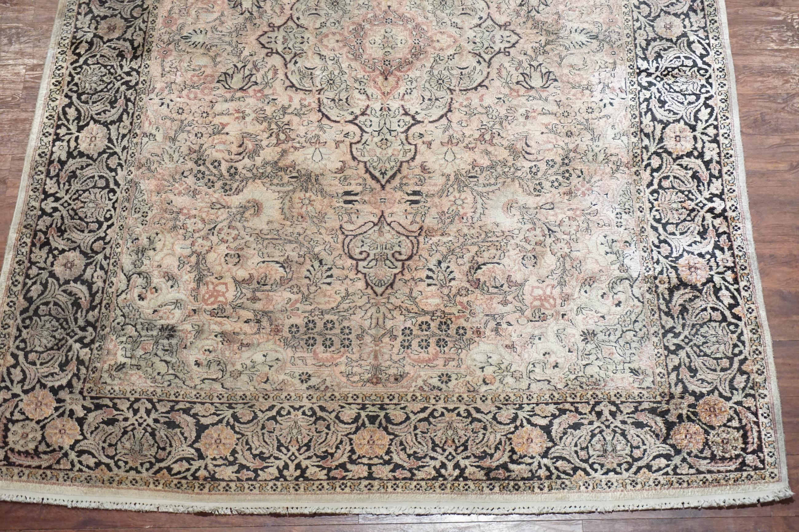 Pink Silk Kashmir In Excellent Condition For Sale In Laguna Hills, CA