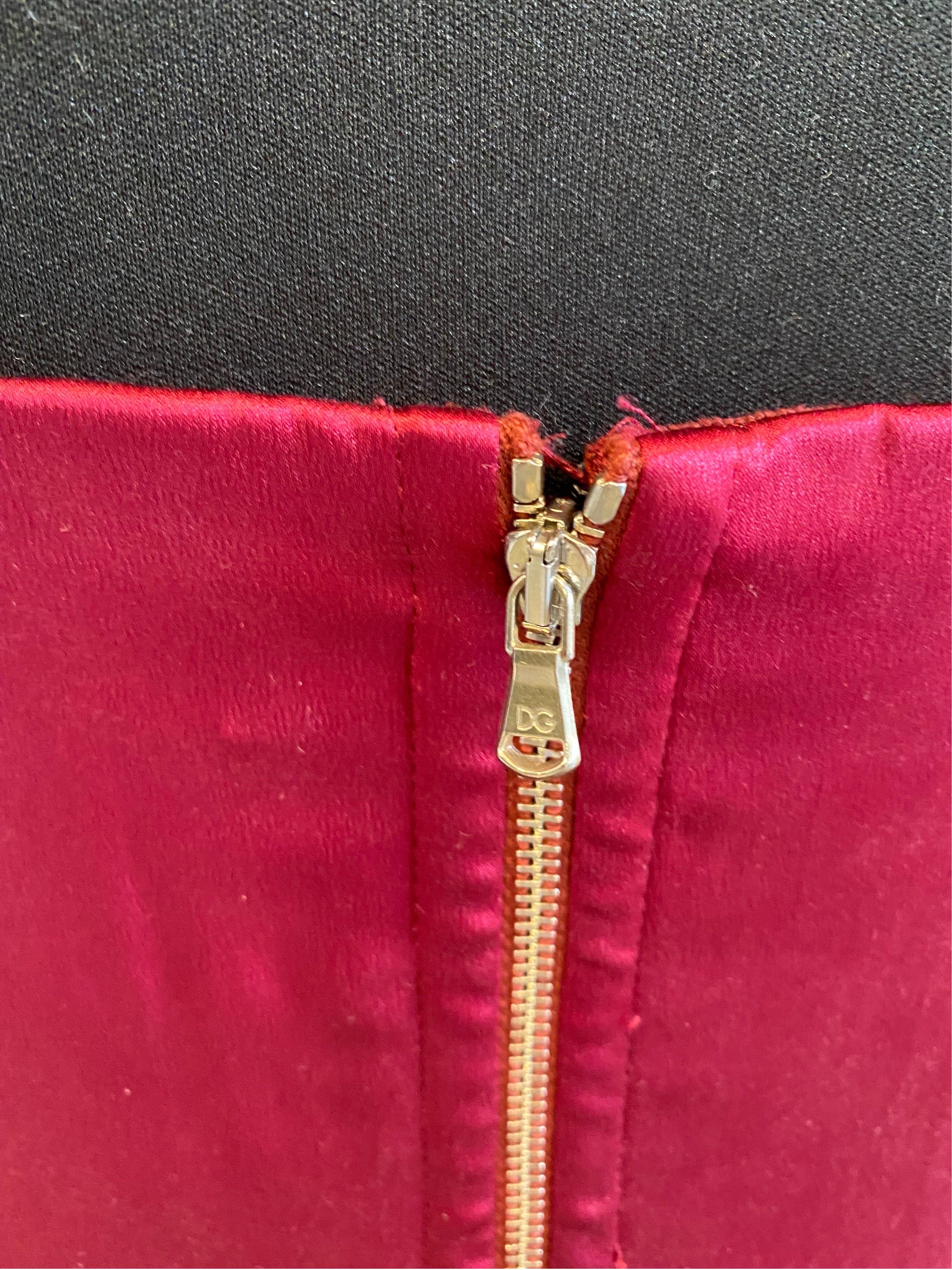 Pink  silk Top bustier Dolce & Gabbana For Sale 7