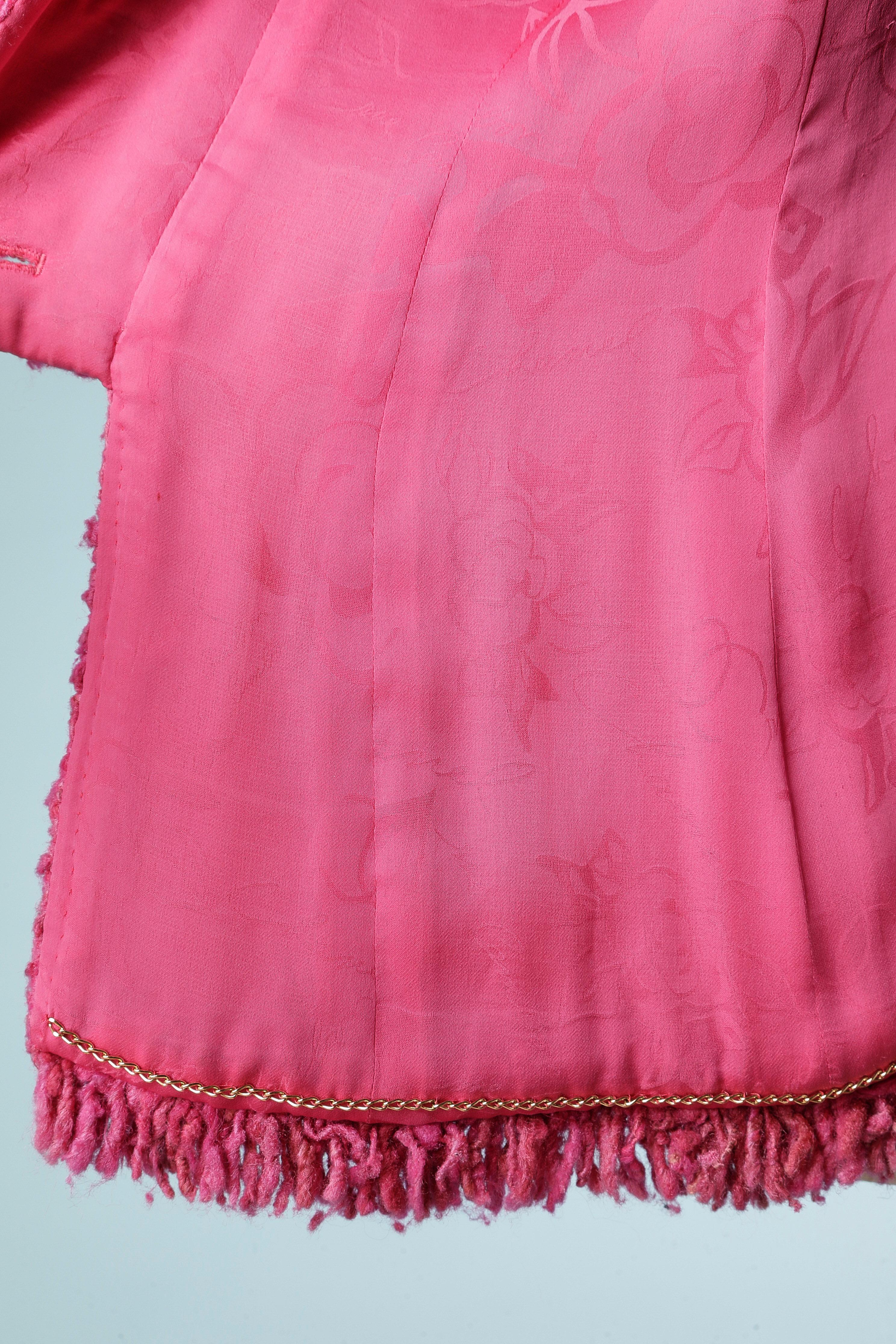 Pink silk tweed jacket with jewellery buttons Chanel ( Paris-Bombay Collection) 2