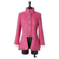 Pink silk tweed jacket with jewellery buttons Chanel ( Paris-Bombay Collection)