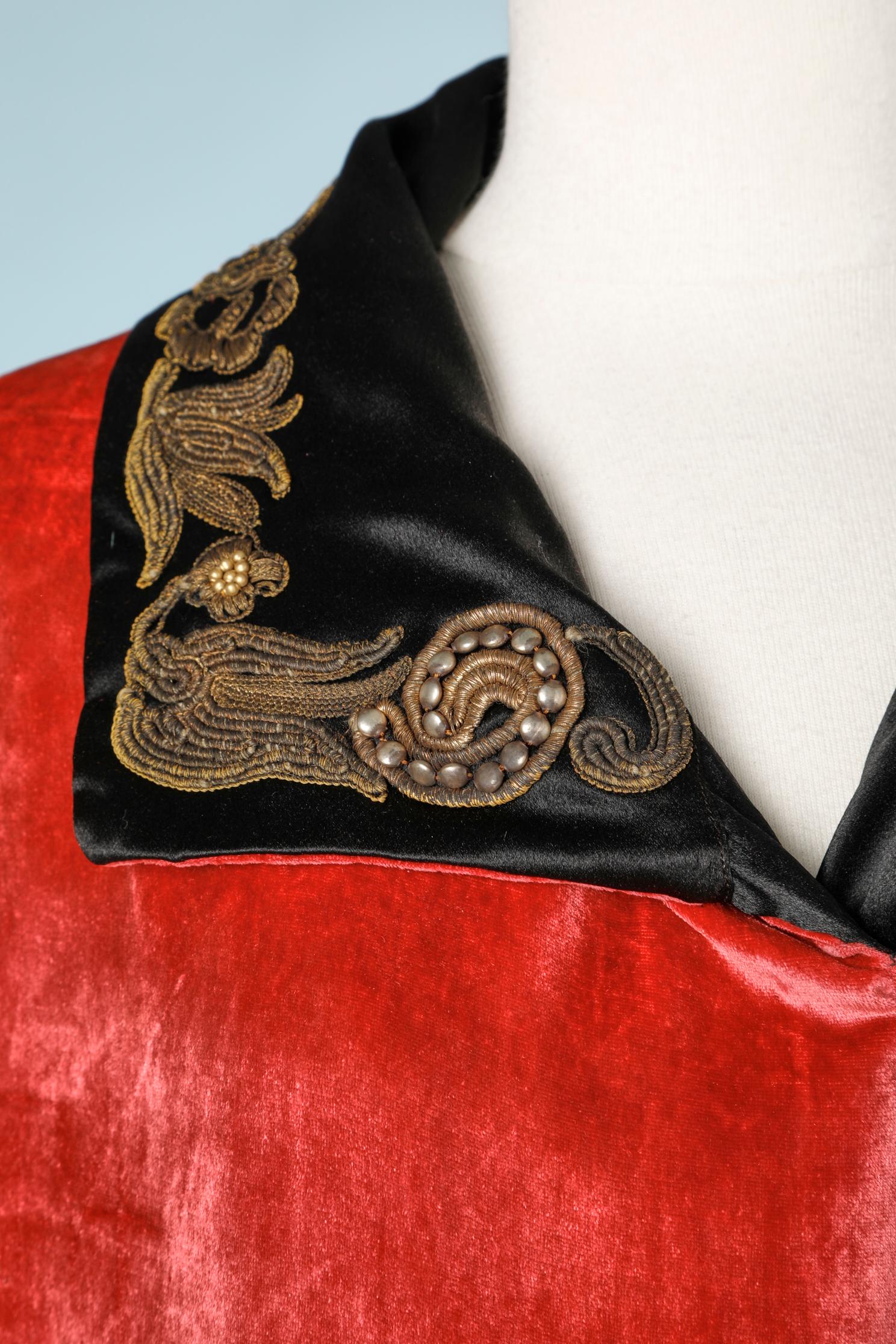 velvet evening coat