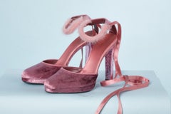 Pink silk velvet, python and furs Tom Ford by Gucci