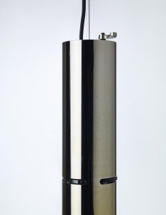 Pink / Silver Crystal Glass Pendant, Phenomena by Dechem Studio for Bomma