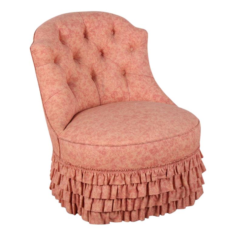 Pink Slipper Chair For Sale at 1stDibs | pink slipper chairs