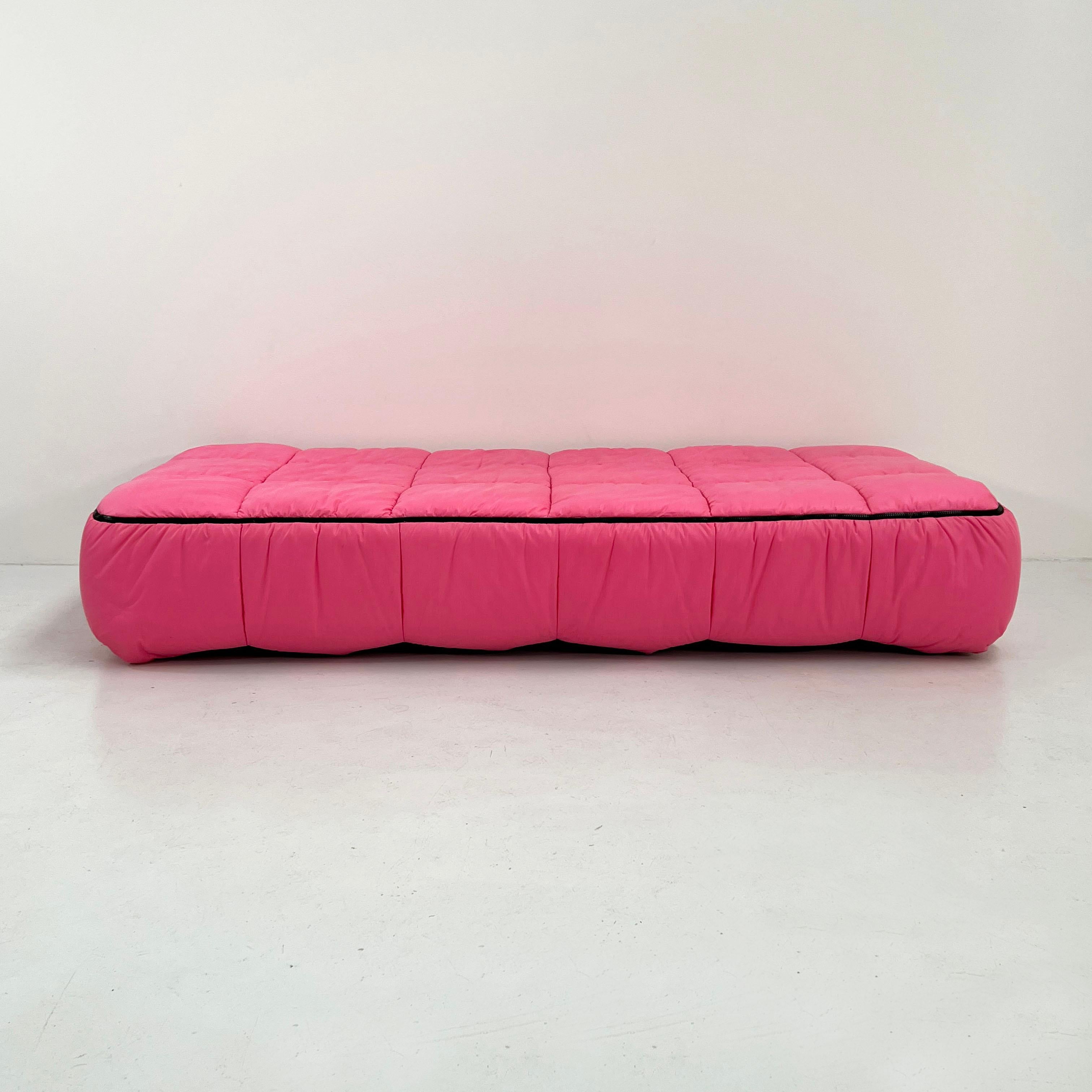 Mid-Century Modern Pink Sofa Bed by Cini Boeri for Arflex, 1970s