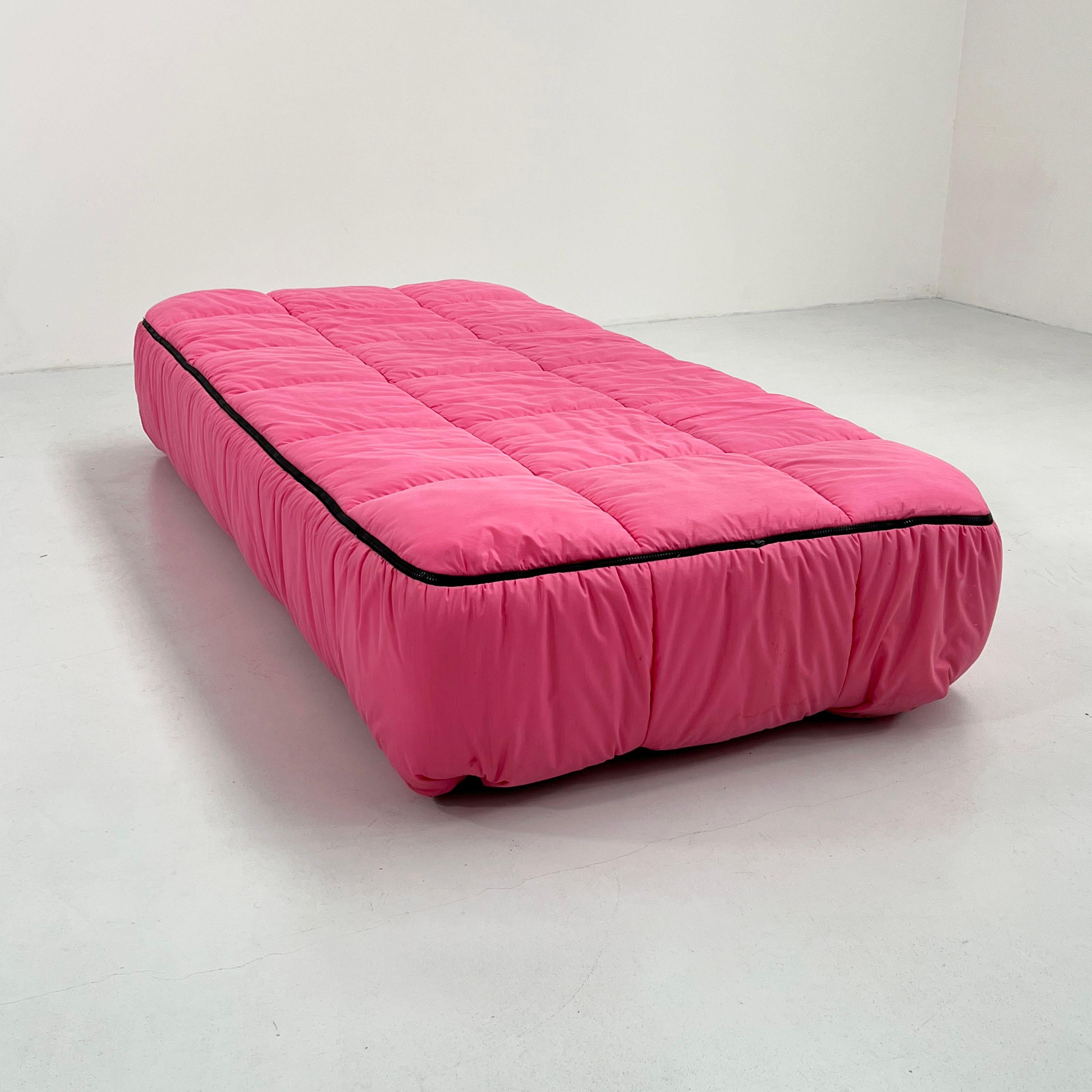 Late 20th Century Pink Sofa Bed by Cini Boeri for Arflex, 1970s