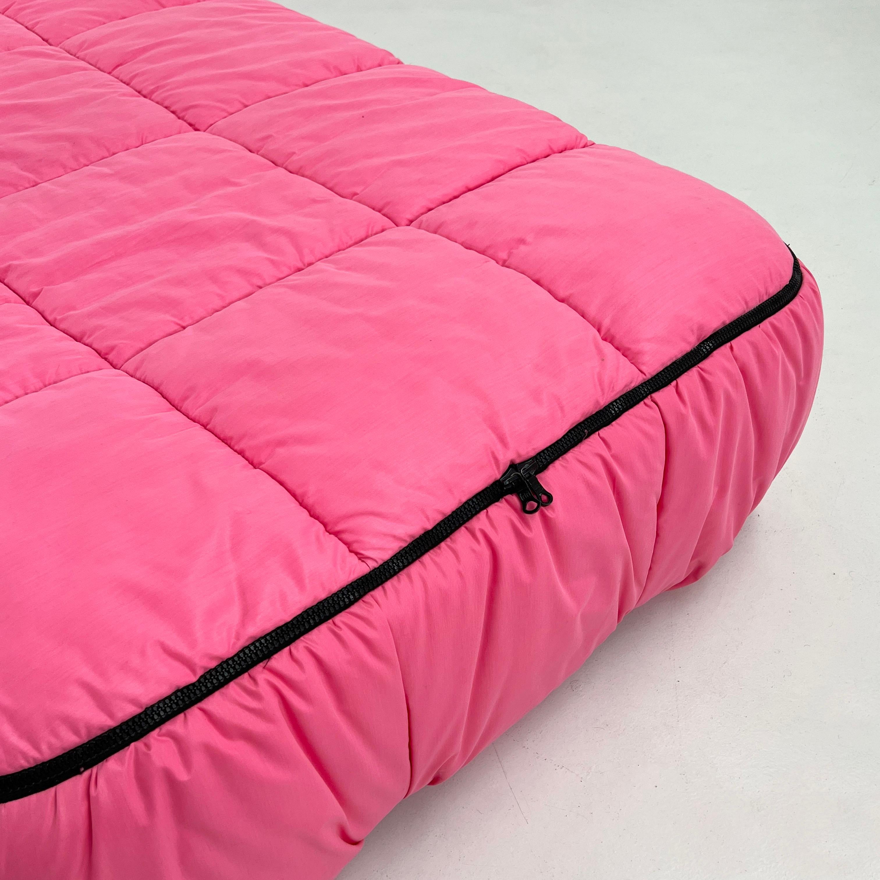 Fabric Pink Sofa Bed by Cini Boeri for Arflex, 1970s