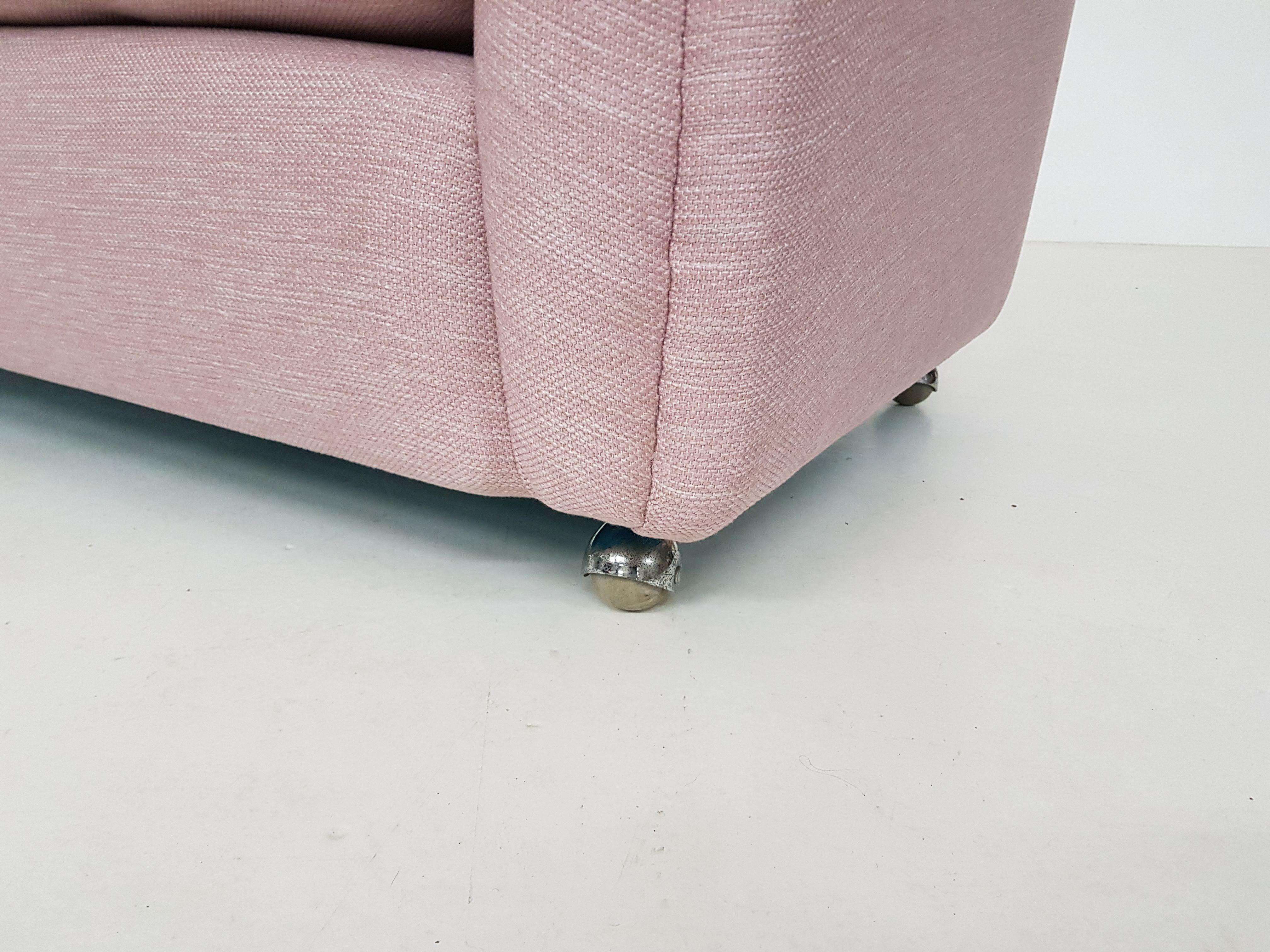 Pink Sofa by Geoffrey Harcourt for Artifort C610, Dutch Design 1969 1