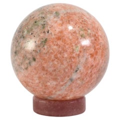 Pink Sphere Sculpture