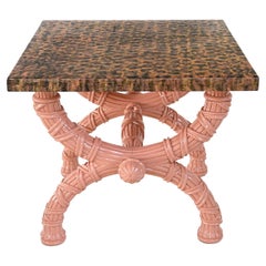Pink Spider Side Table