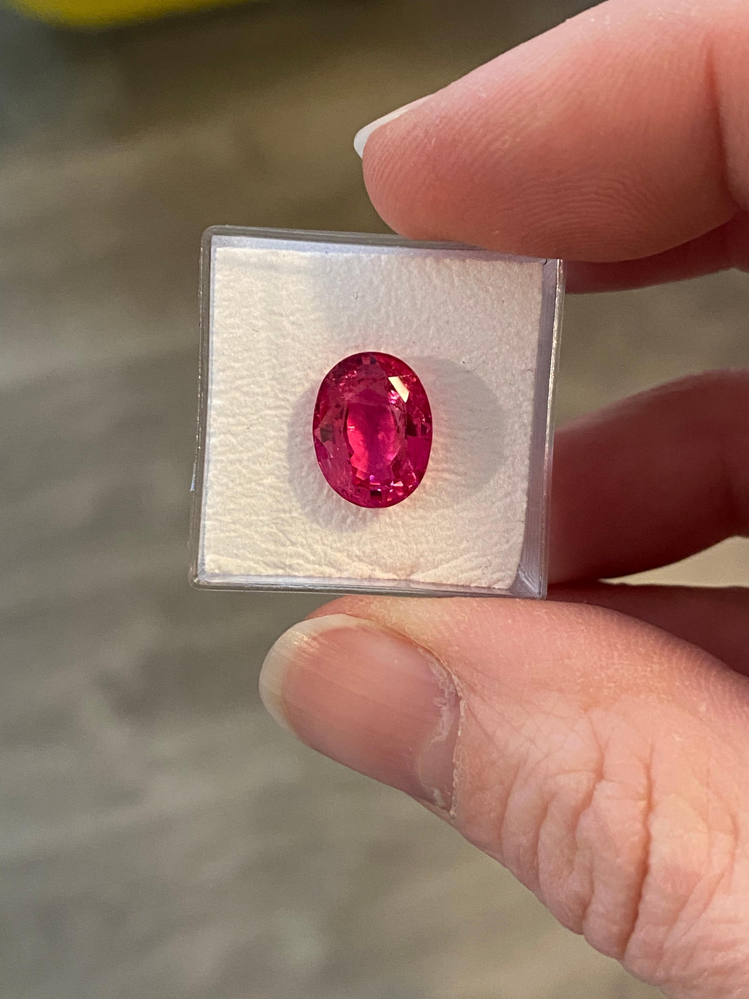Pink Spinel 4.98ct For Sale 1