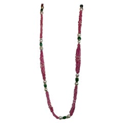 Spinel Beaded Necklaces