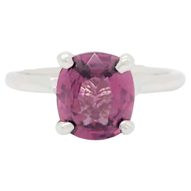 Pink Spinal Rings Elaborate Art Deco Enamel Pink Spinel Gold Ring at 1stDibs