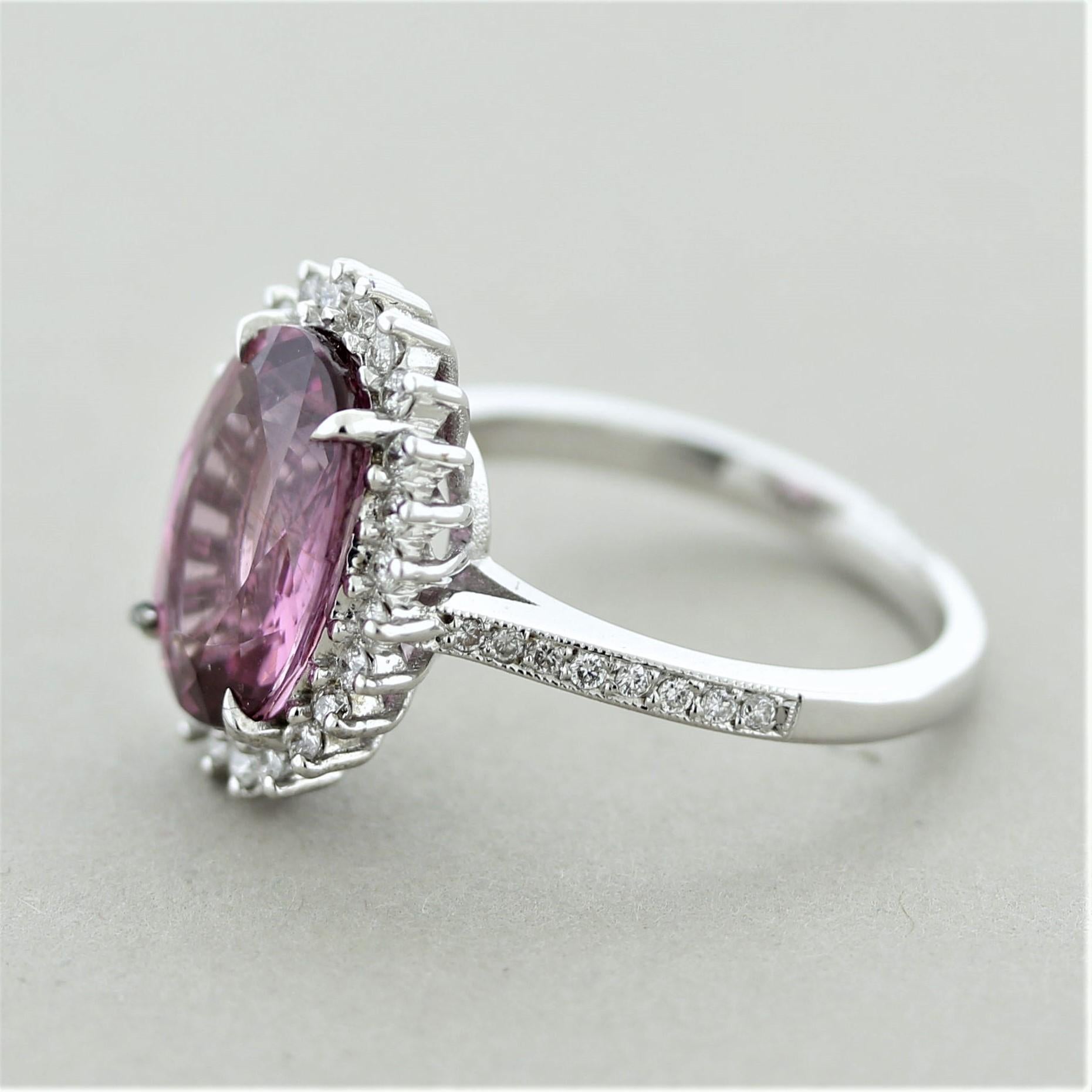 pink spinel ring