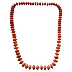 Pink Sponge Coral Necklace