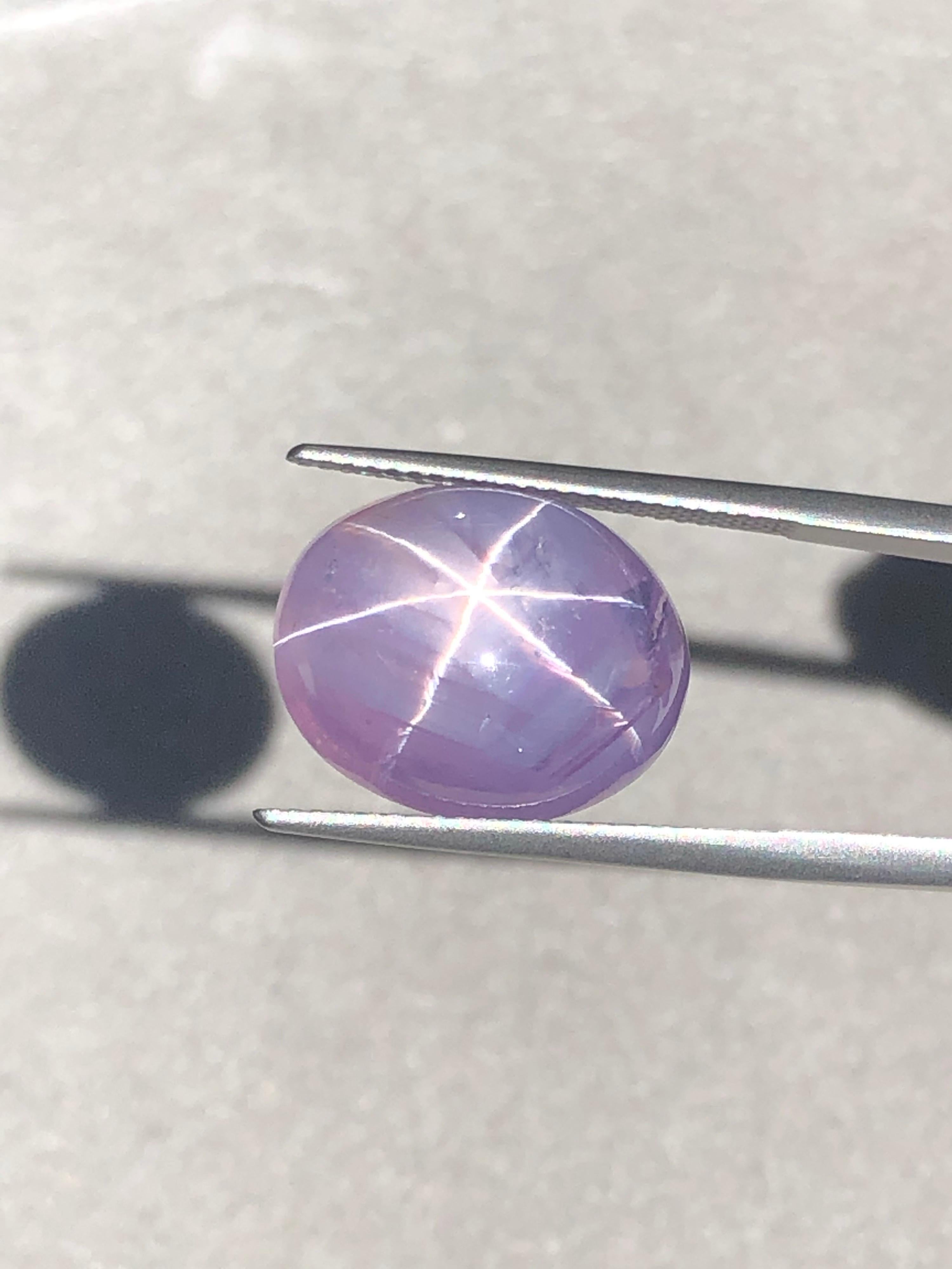 Natural 20.40 carat unheated light Pink Star Sapphire oval cabochon gem, offered loose to a classy lady or gentleman.
Returns are accepted and paid by us within 7 days of delivery.
All images are magnified to provide you with closer detail. This gem