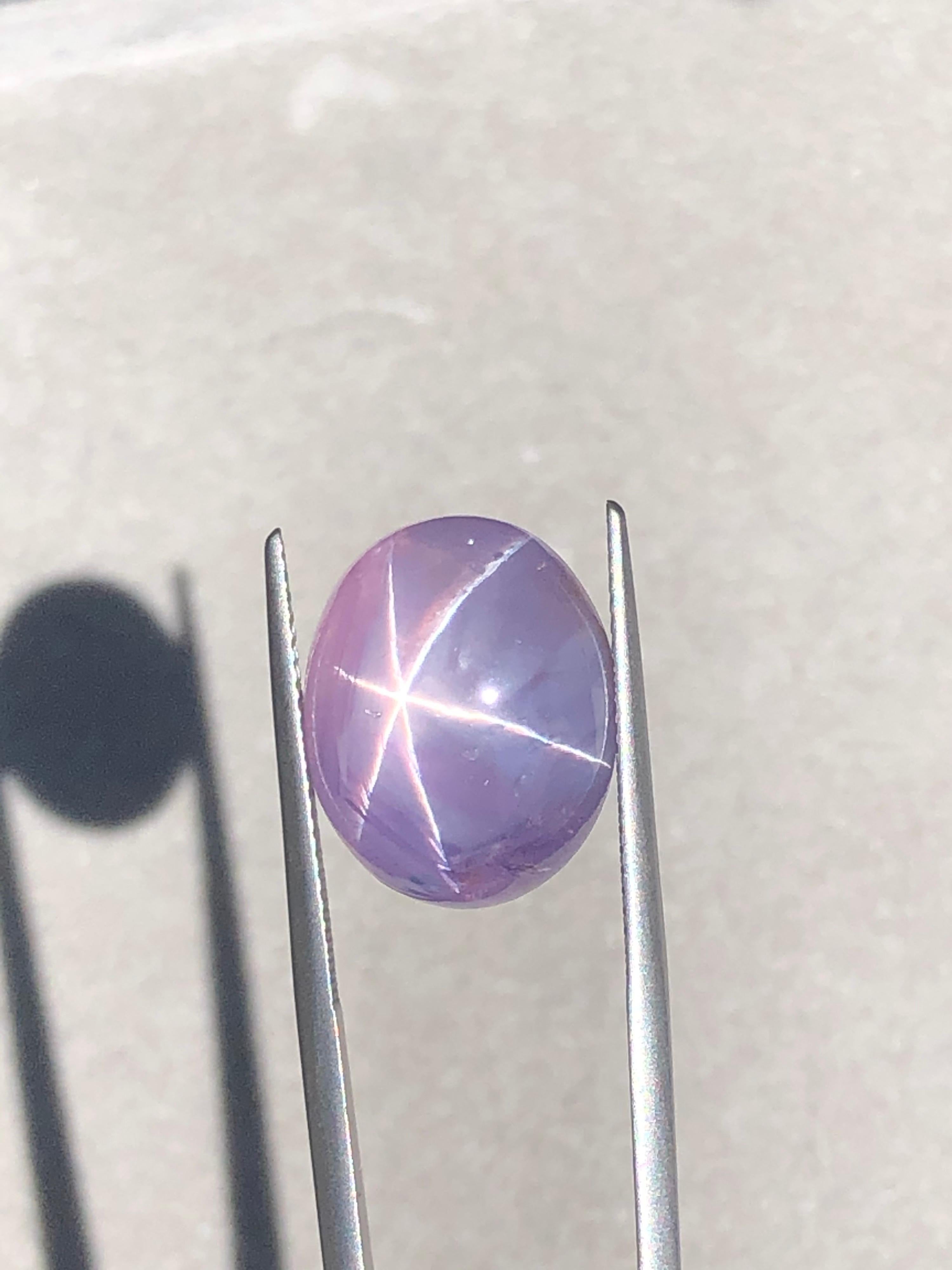 lavender star sapphire