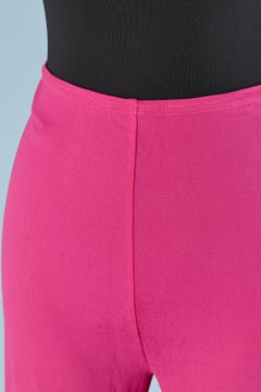 Leggings rosa in jersey elasticizzato ALEXANDRE VAUTHIER New