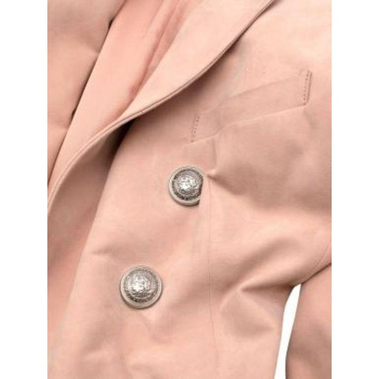 9380 Pink Doube-Breasted Jacket