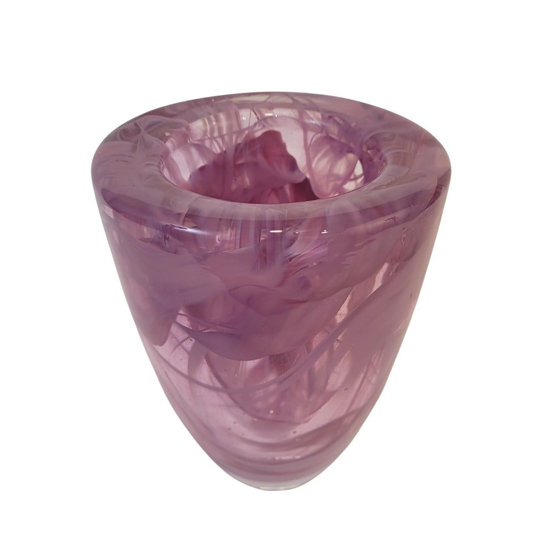 Mid-Century moderno Vaso rosa Svezia 