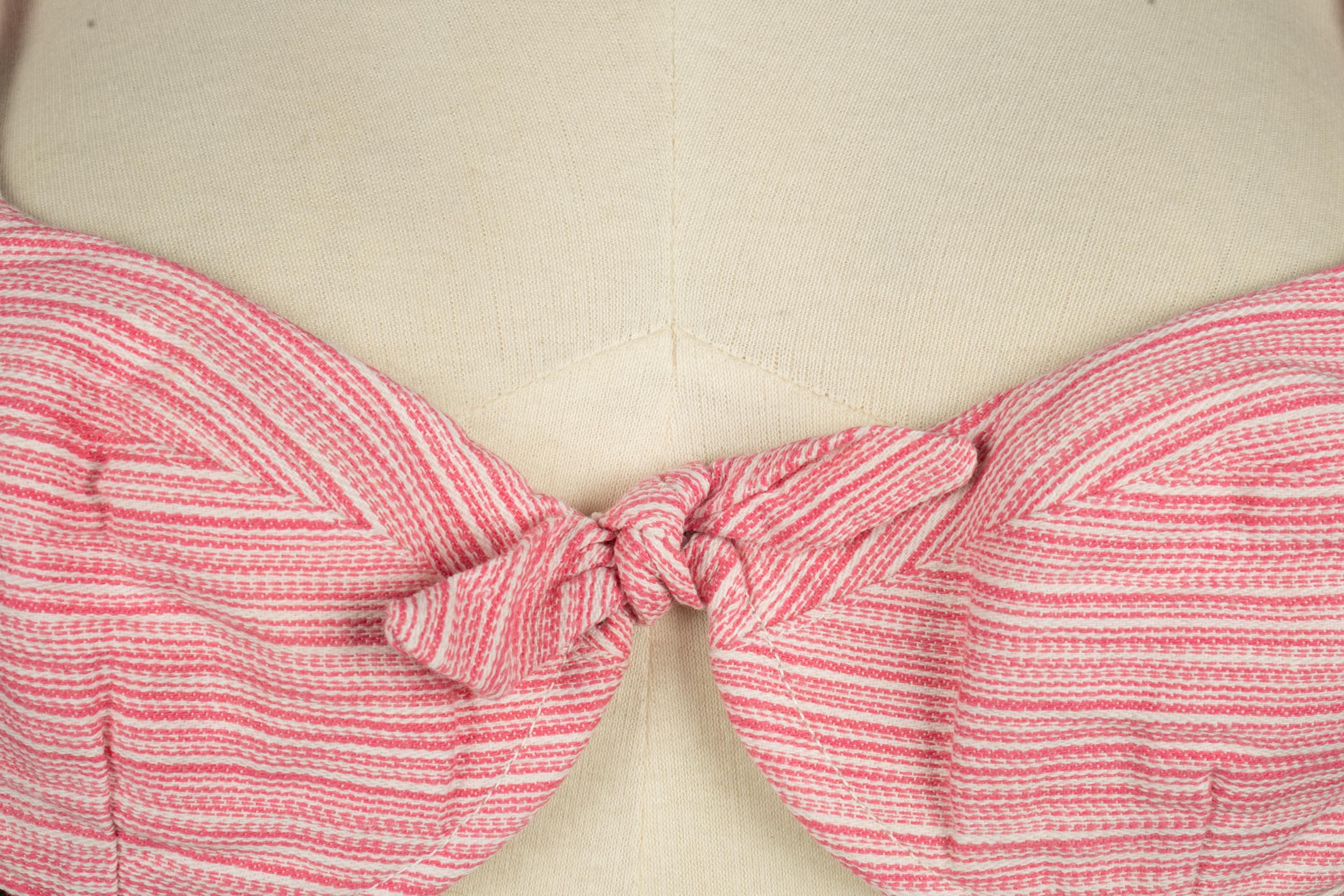 Maillot de bain rose en vente 1