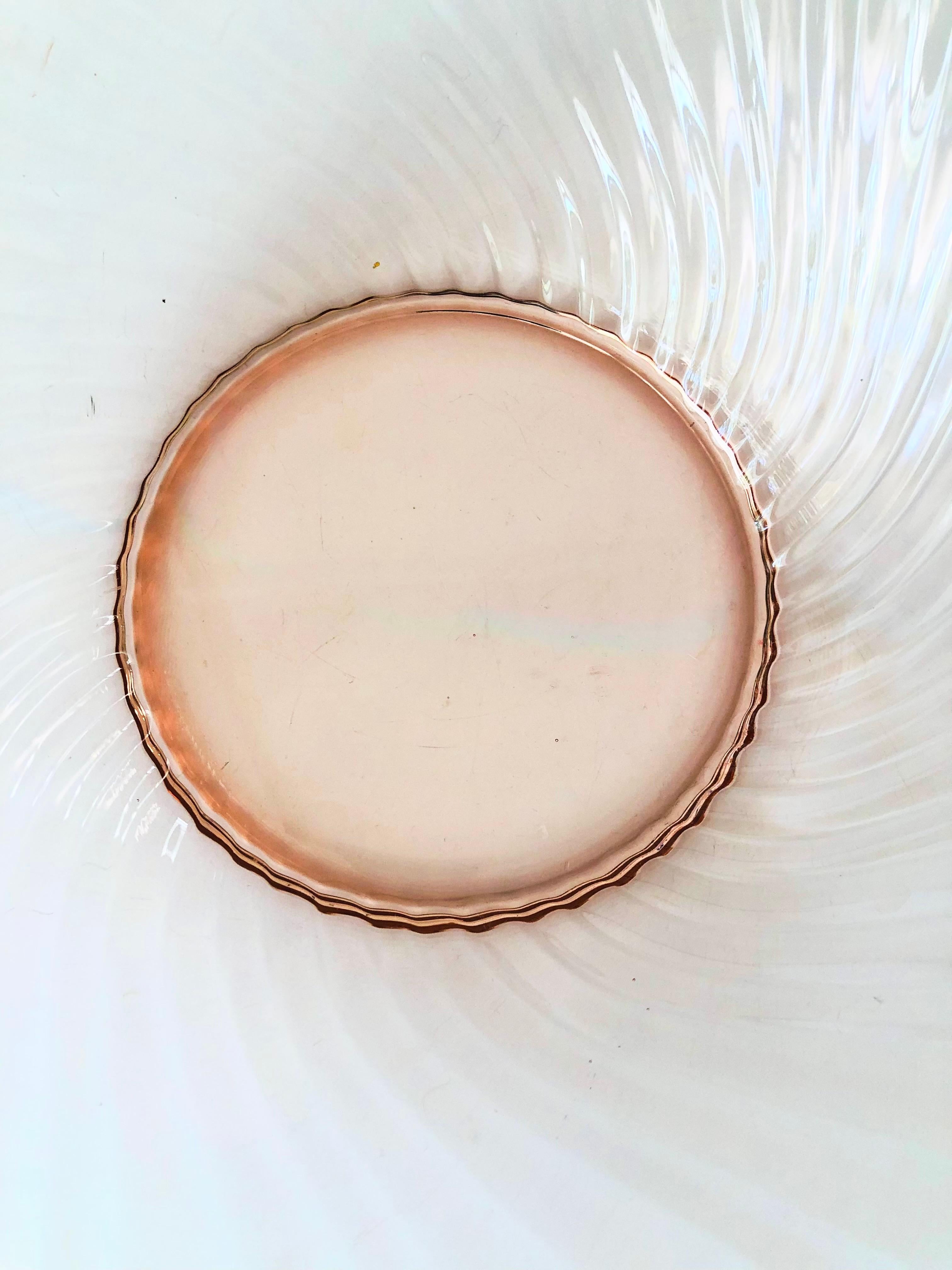 arcoroc france glass bowl