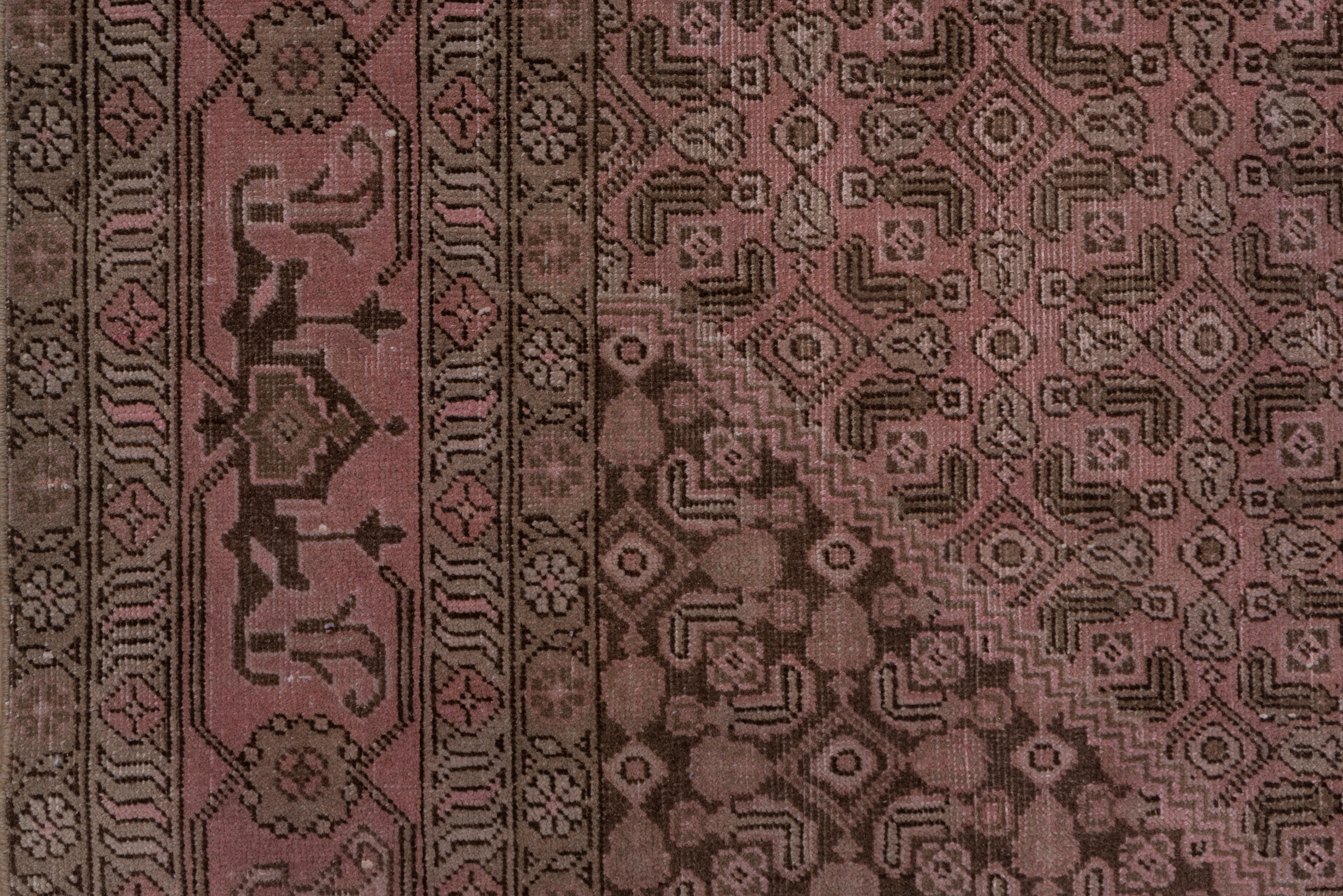 Wool Pink Tabriz Carpet, circa 1930s For Sale