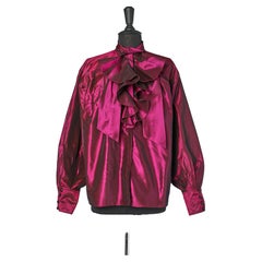Camicia rosa con volant Ungaro Solo Donna