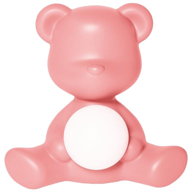 In Stock in Los Angeles, Pink Teddy Bear Lamp LED Rechargeable