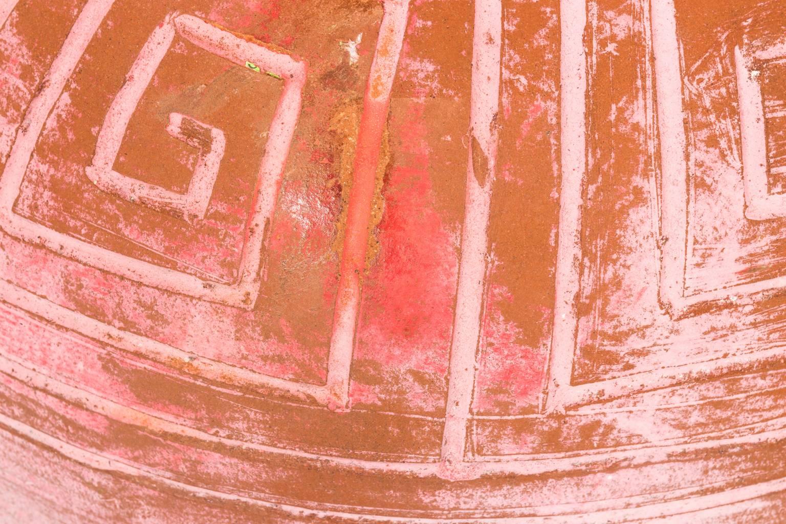 Pink Terracotta Urn 9