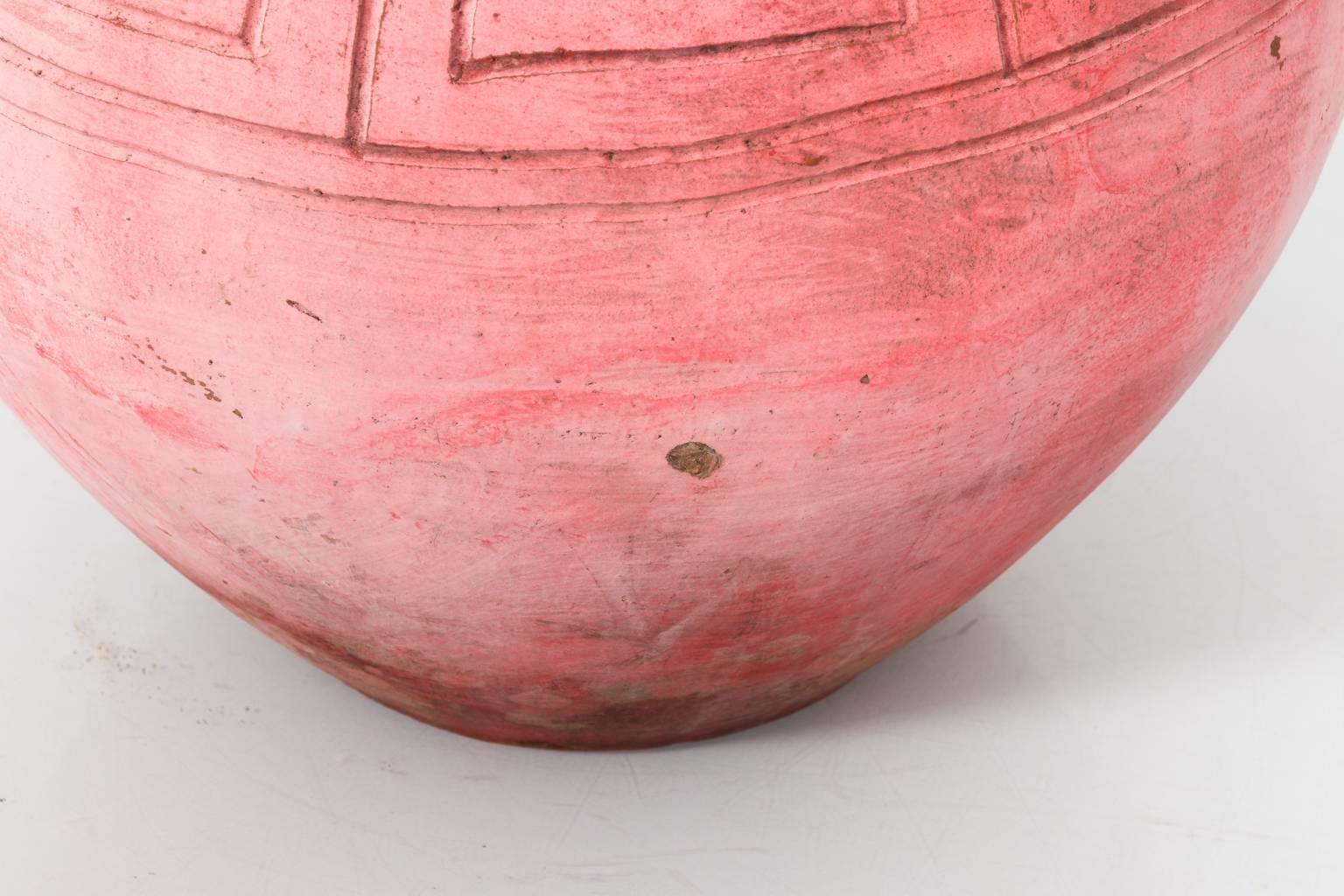 Pink Terracotta Urn 2