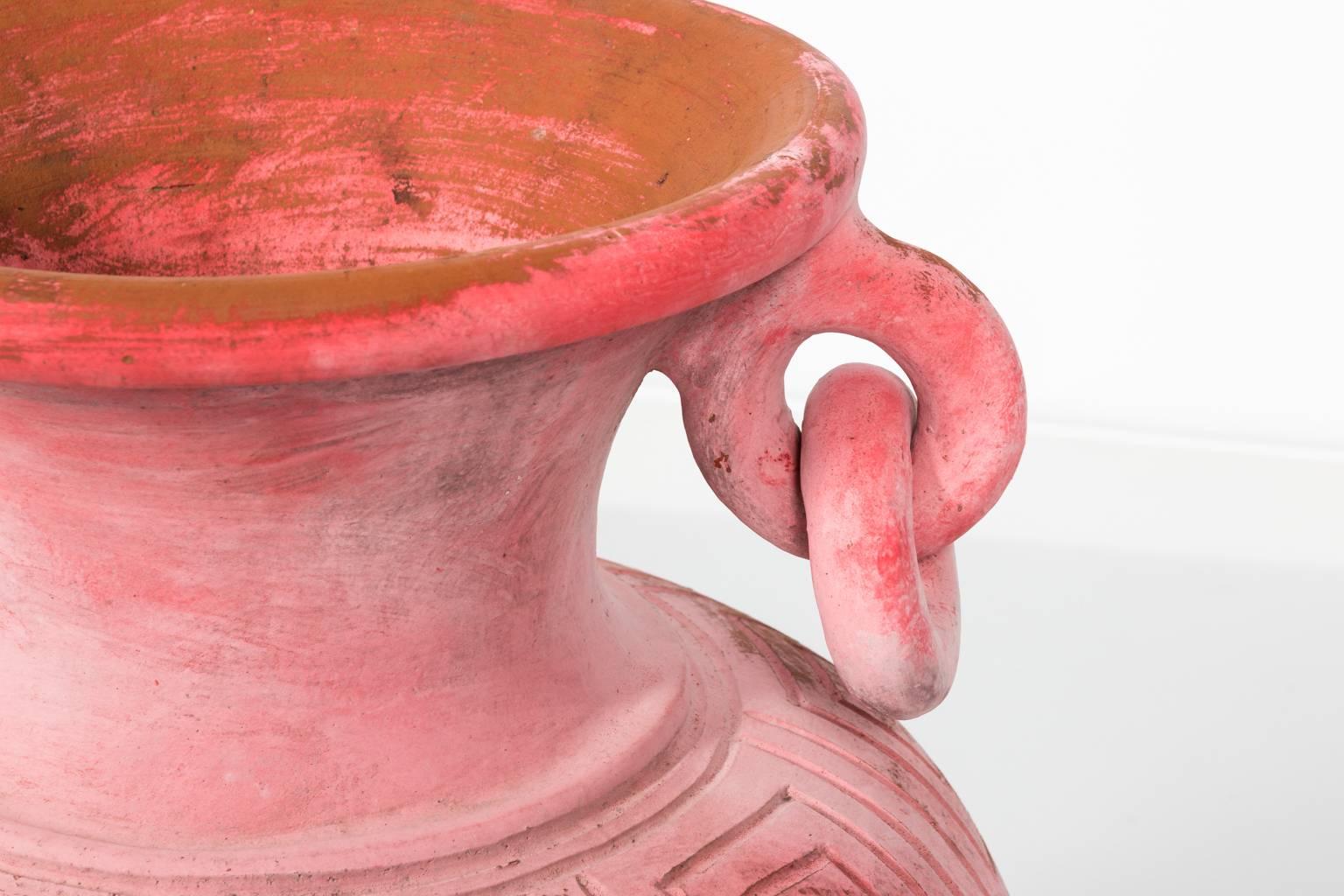 Pink Terracotta Urn 3